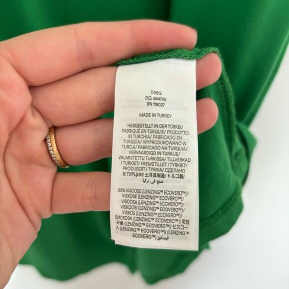 NEW Boden Green Square Neck Jersey Dress - Picture 6 of 7